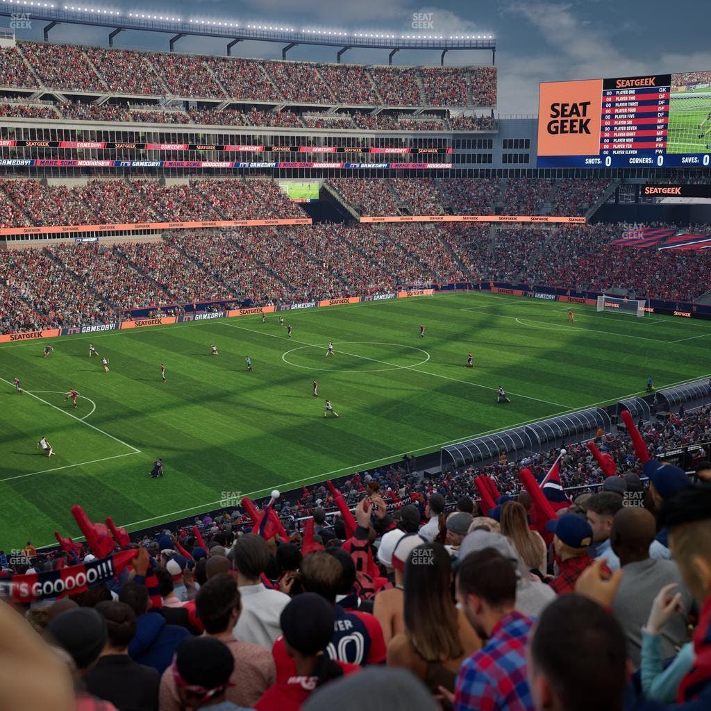 Gillette Stadium - Section 214 Seat View