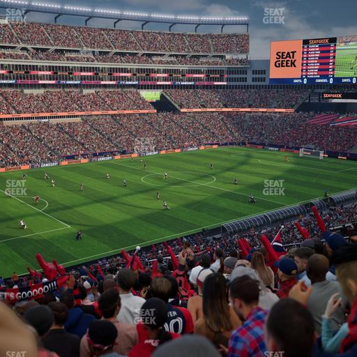 Gillette Stadium - Section 214 Seat View