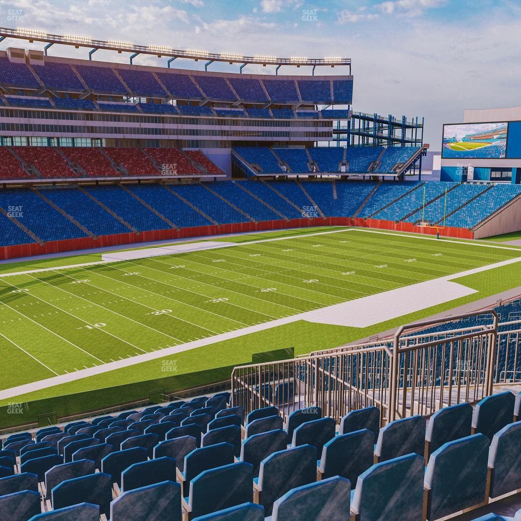 Gillette Stadium - Section 214 Seat View