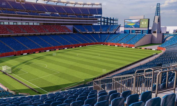 Gillette Stadium - Section 215 Seat View