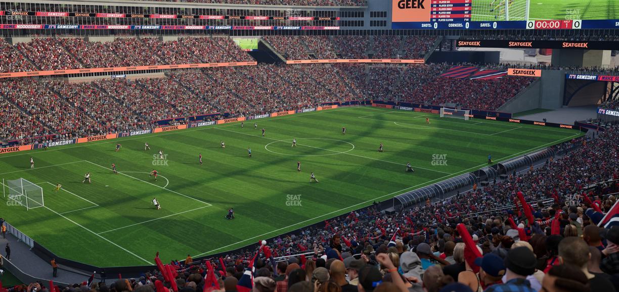 Gillette Stadium - Section 215 Seat View