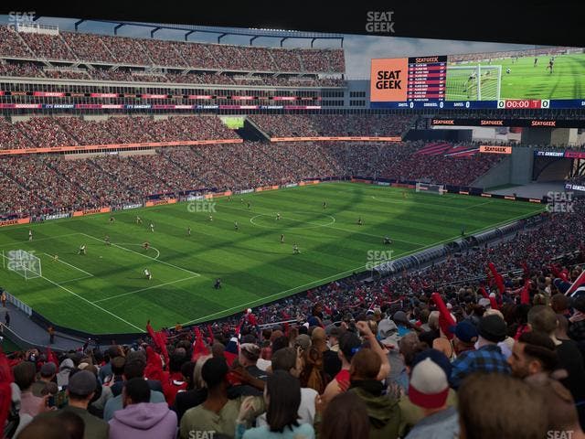 Gillette Stadium - Section 215 Seat View