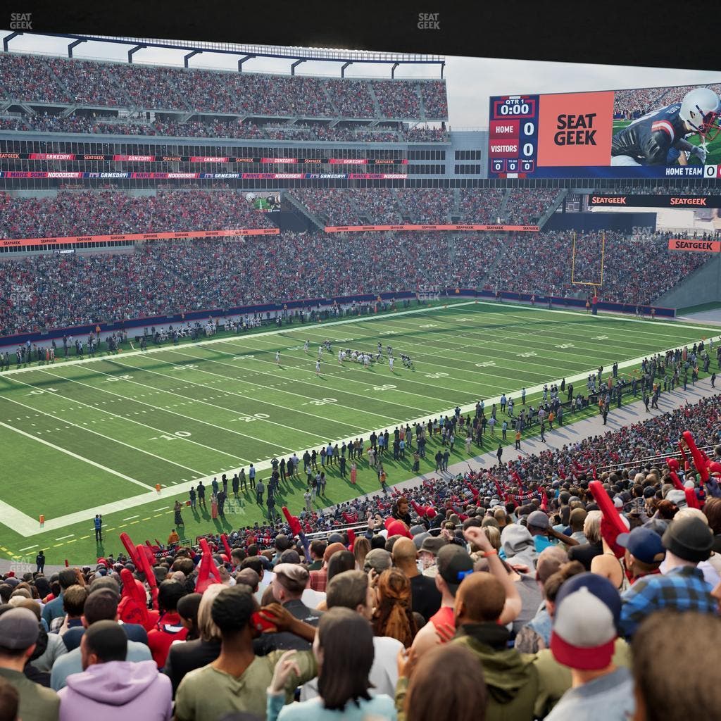 Gillette Stadium - Section 215 Seat View