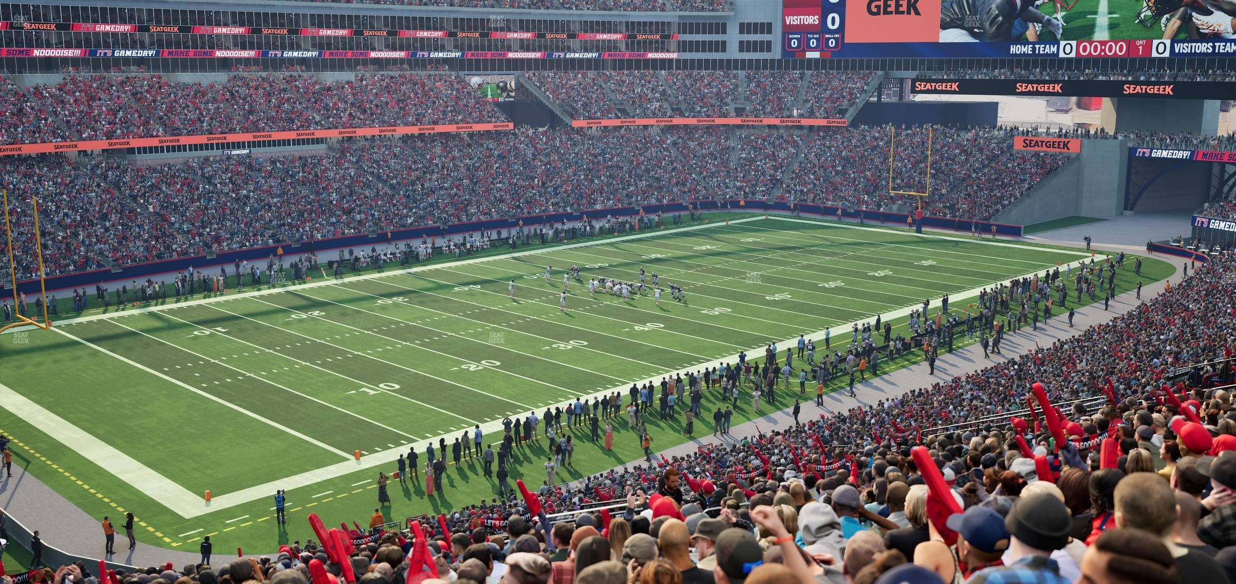 Gillette Stadium - Section 215 Seat View