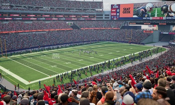 Gillette Stadium - Section 215 Seat View