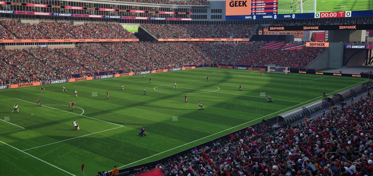 Gillette Stadium - Section 215 Seat View