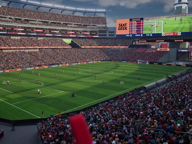 Gillette Stadium - Section 215 Seat View