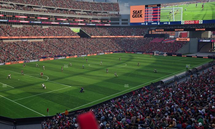 Gillette Stadium - Section 215 Seat View