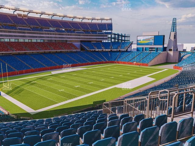 Gillette Stadium - Section 215 Seat View