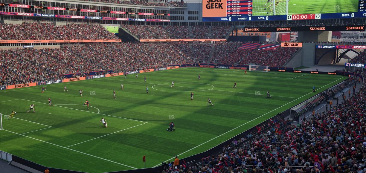 Gillette Stadium - Section 216 Seat View