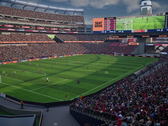Gillette Stadium - Section 216 Seat View