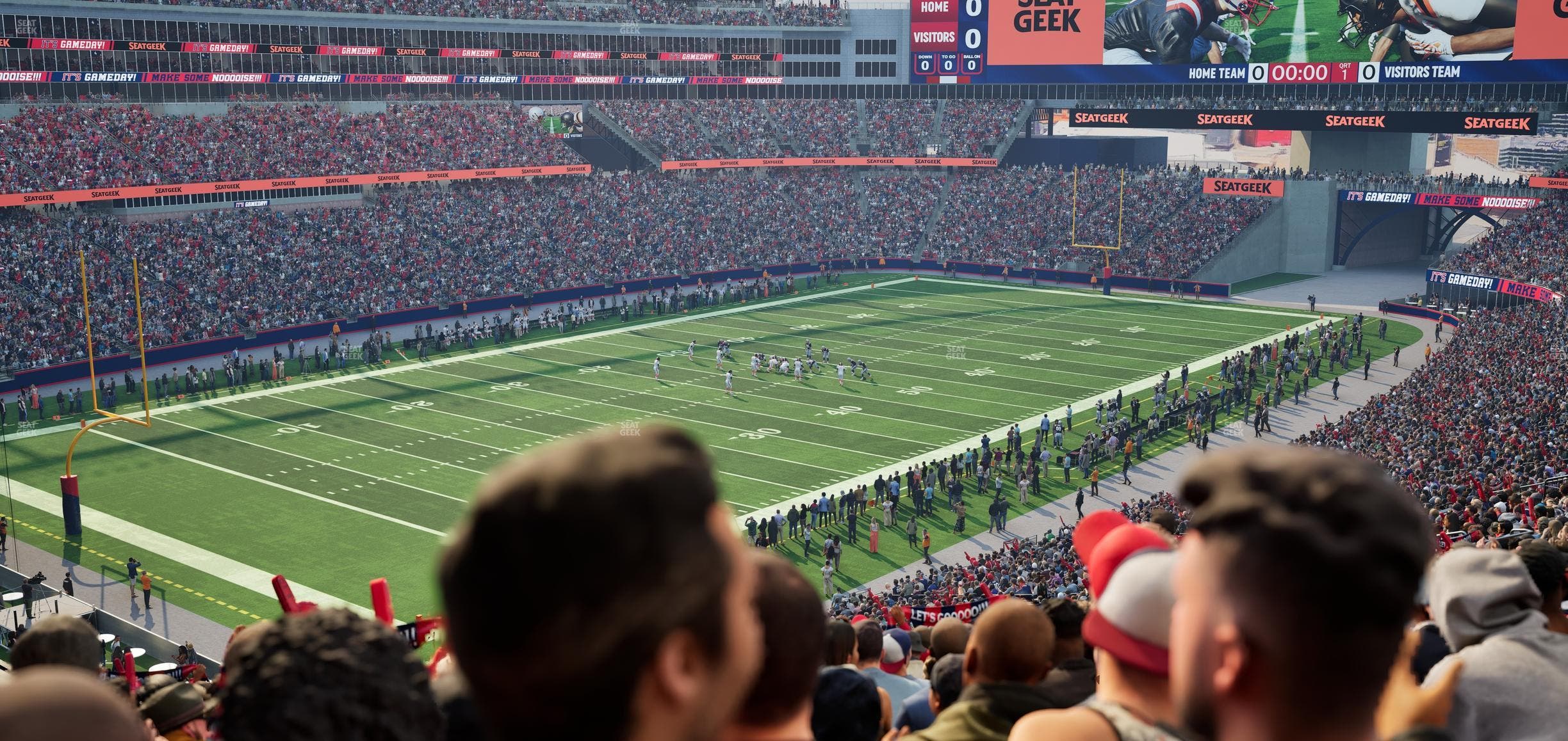 Gillette Stadium - Section 216 Seat View
