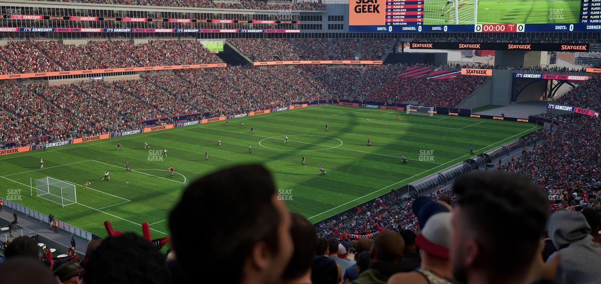 Gillette Stadium - Section 216 Seat View