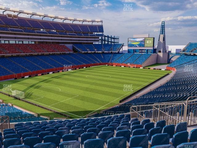 Gillette Stadium - Section 216 Seat View