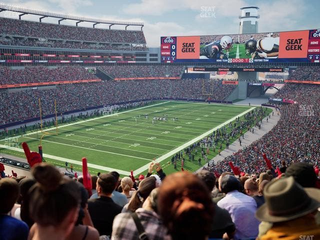 Gillette Stadium - Section 217 Seat View Gillette Stadium - Section 217 Seat View