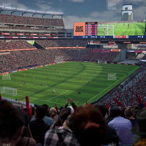 Gillette Stadium - Section 217 Seat View