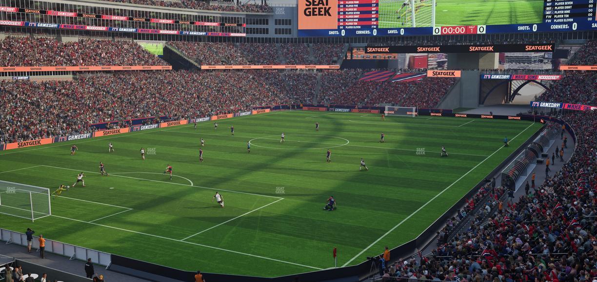 Gillette Stadium - Section 217 Seat View