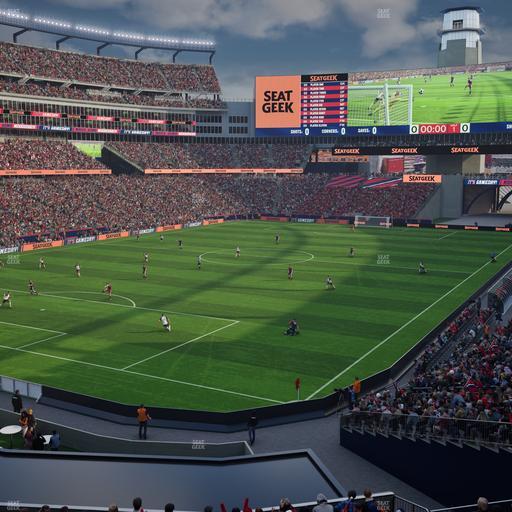 Gillette Stadium - Section 217 Seat View