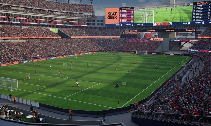 Gillette Stadium - Section 217 Seat View