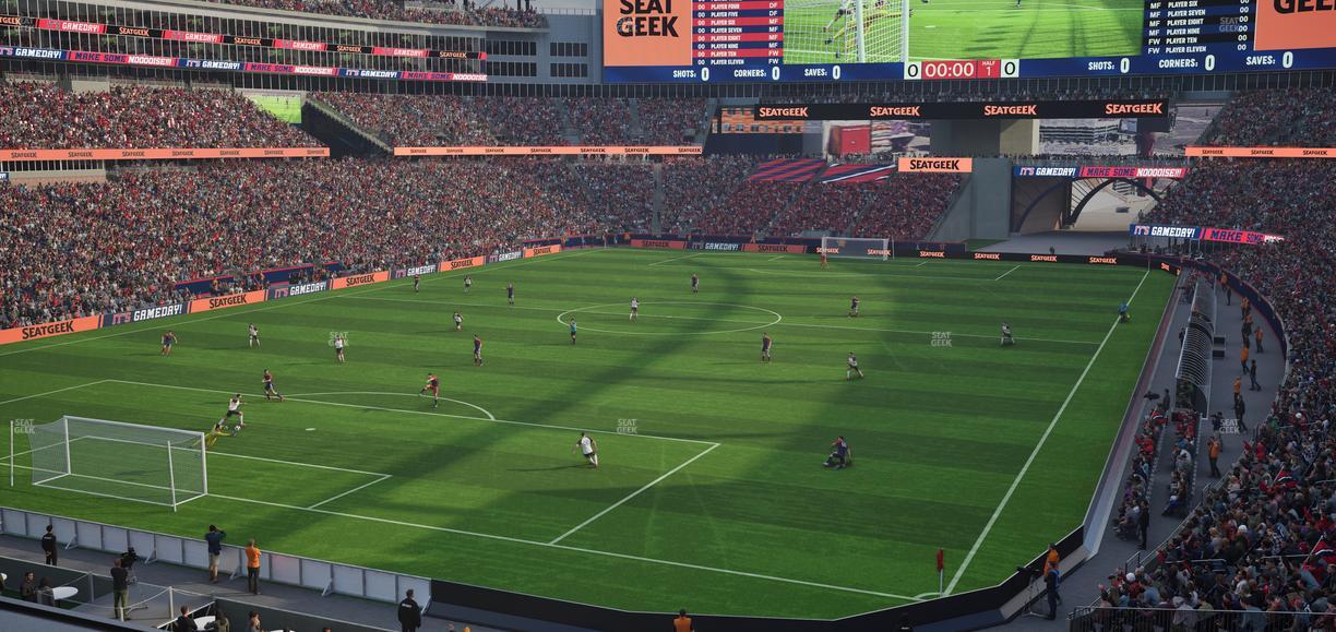 Gillette Stadium - Section 218 Seat View