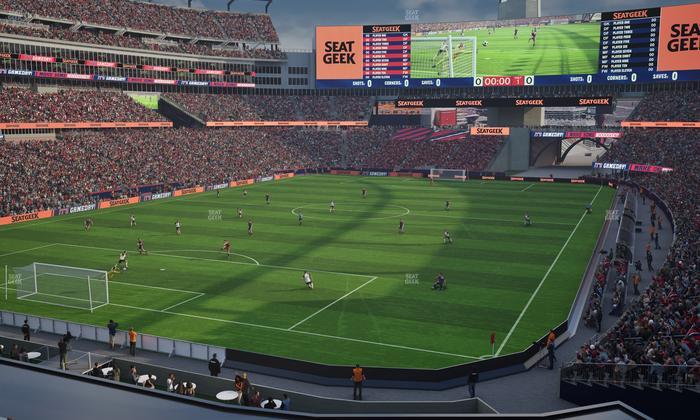 Gillette Stadium - Section 218 Seat View