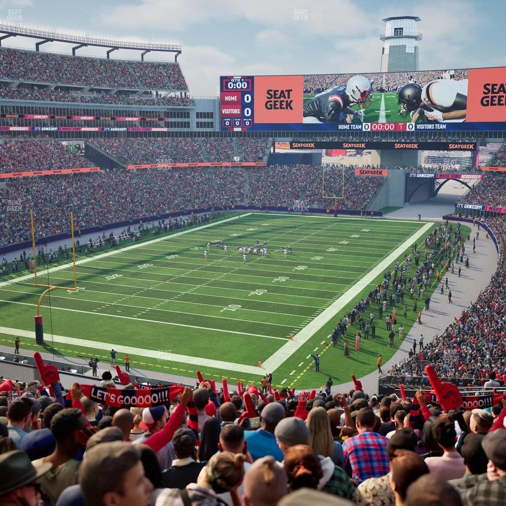 Gillette Stadium - Section 218 Seat View