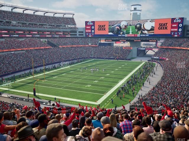 Gillette Stadium - Section 218 Seat View Gillette Stadium - Section 218 Seat View