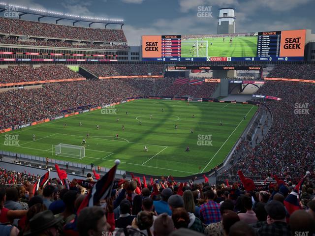 Gillette Stadium - Section 218 Seat View