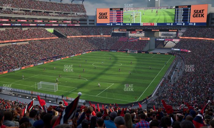 Gillette Stadium - Section 218 Seat View