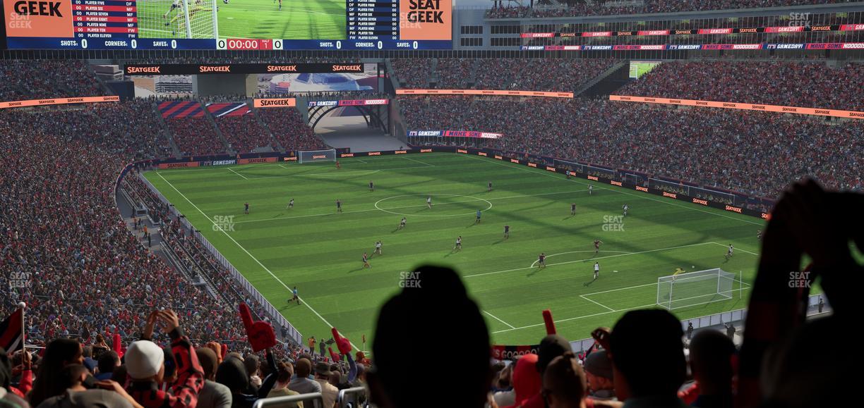 Gillette Stadium - Section 223 Seat View