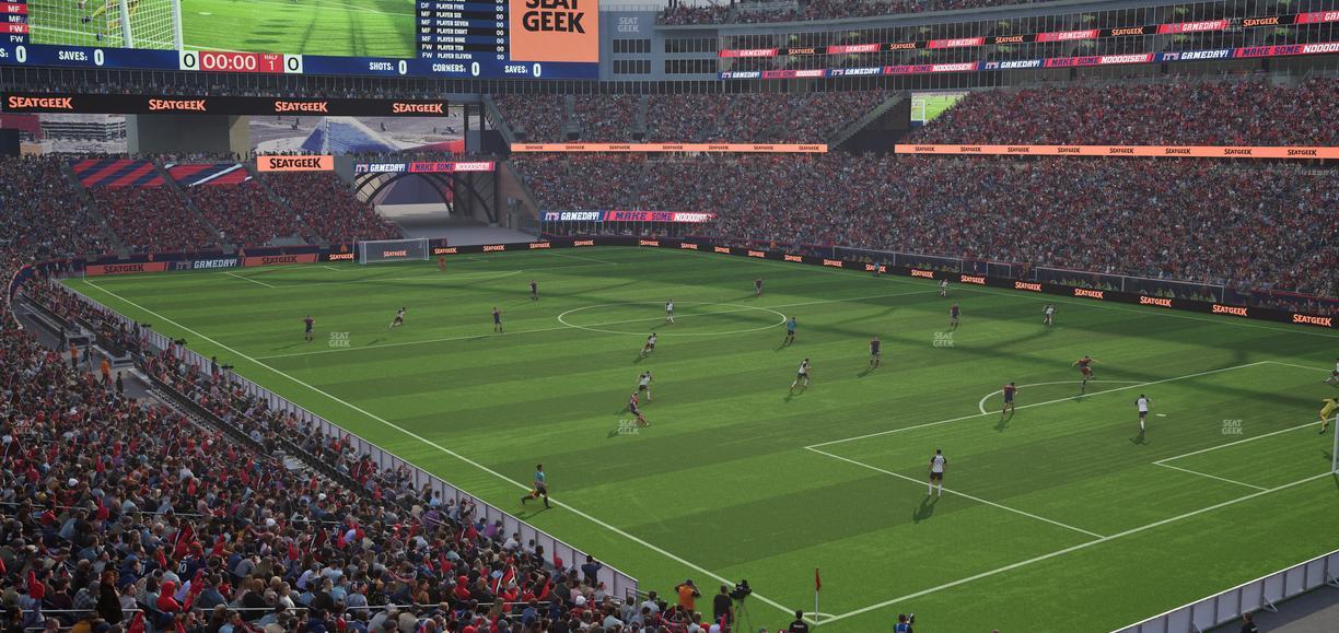 Gillette Stadium - Section 225 Seat View