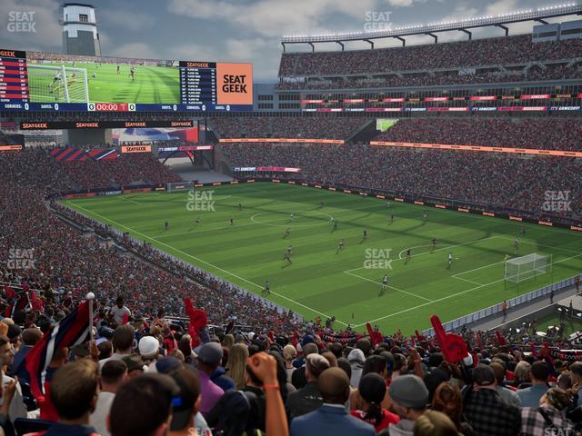 Gillette Stadium - Section 225 Seat View