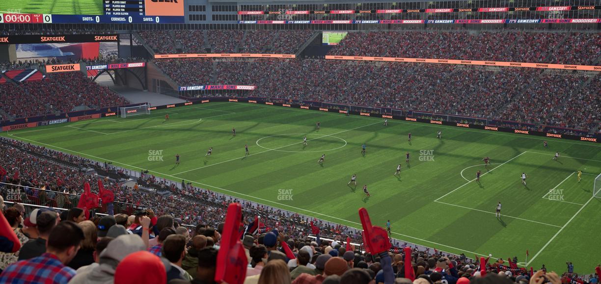 Gillette Stadium - Section 227 Seat View