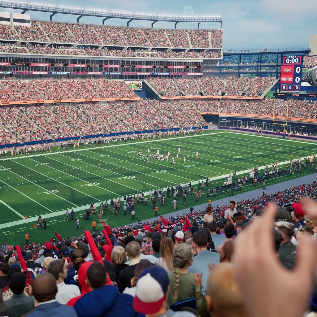 Gillette Stadium - Section 236 Seat View