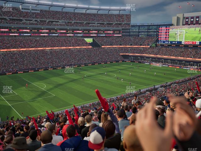 Gillette Stadium - Section 236 Seat View