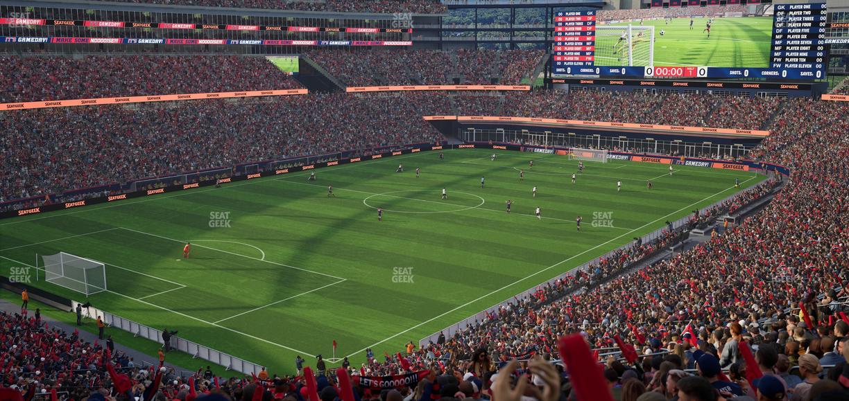 Gillette Stadium - Section 238 Seat View