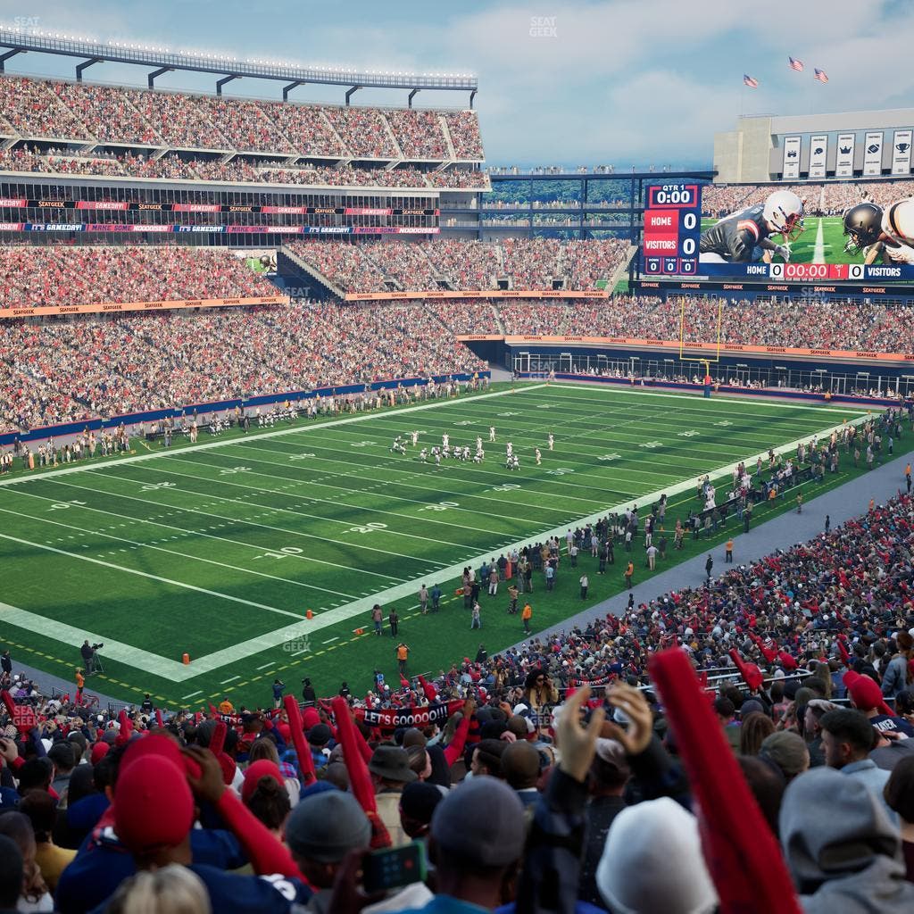 Gillette Stadium - Section 238 Seat View