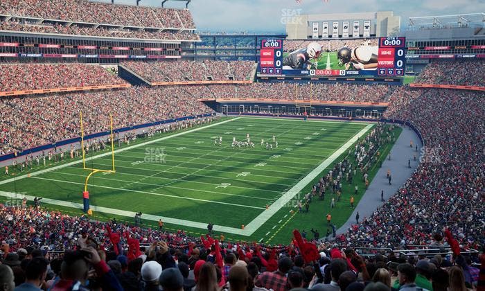 Gillette Stadium - Section 240 Seat View