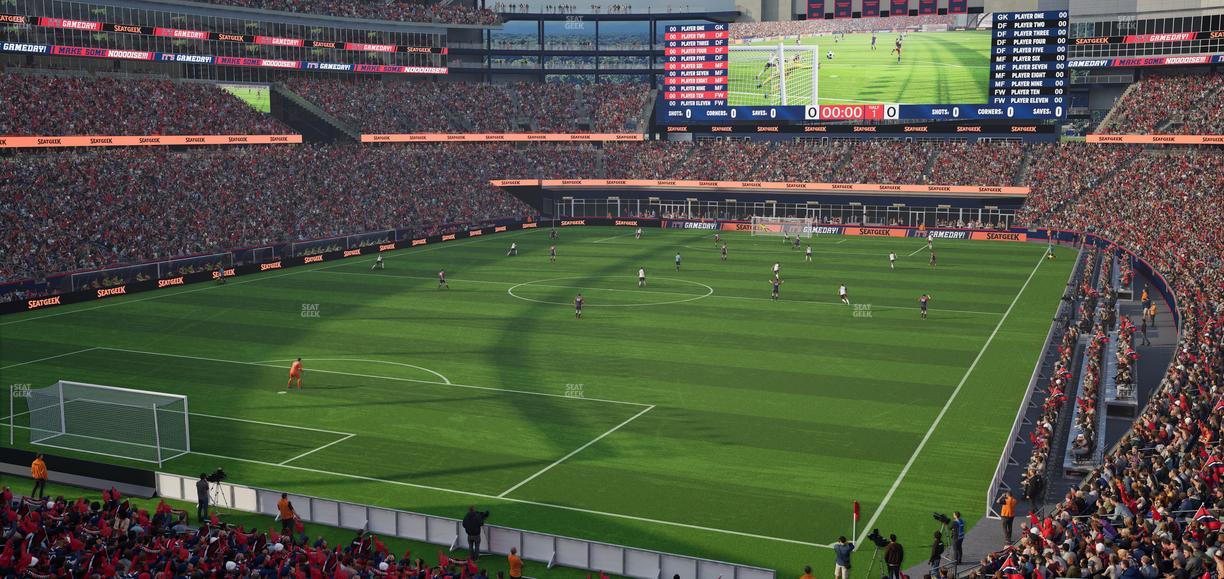 Gillette Stadium - Section 240 Seat View