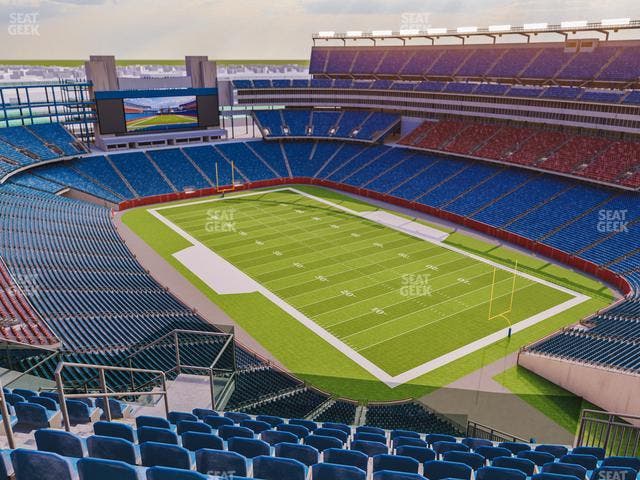 Gillette Stadium - Section 301 Seat View