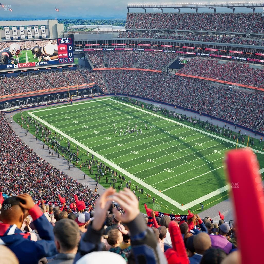 Gillette Stadium - Section 301 Seat View