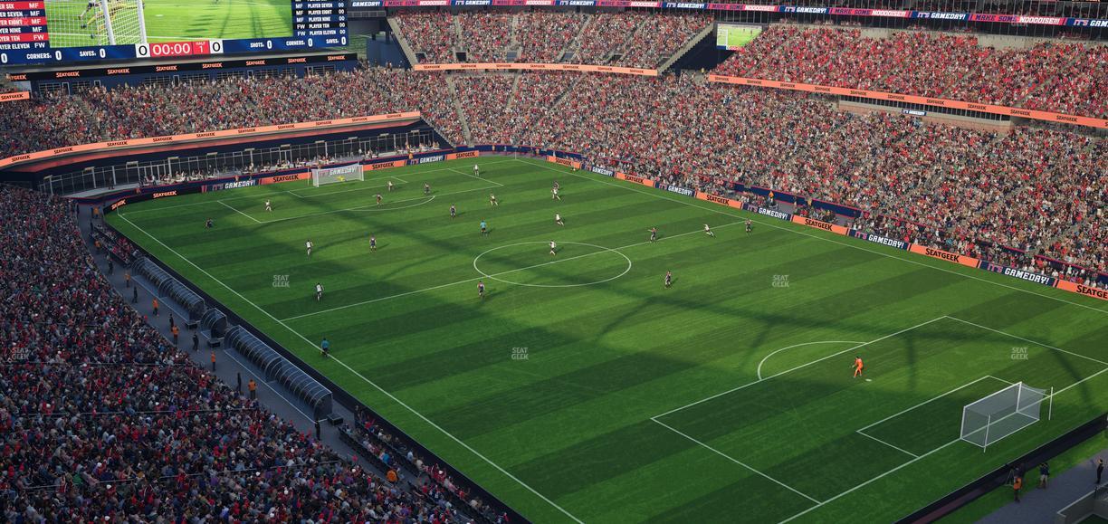 Gillette Stadium - Section 301 Seat View