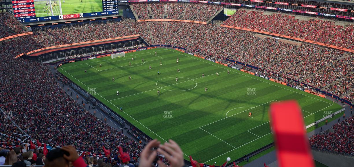 Gillette Stadium - Section 301 Seat View