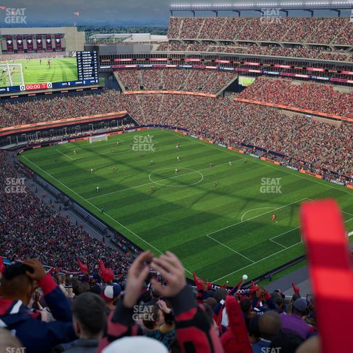 Gillette Stadium - Section 301 Seat View