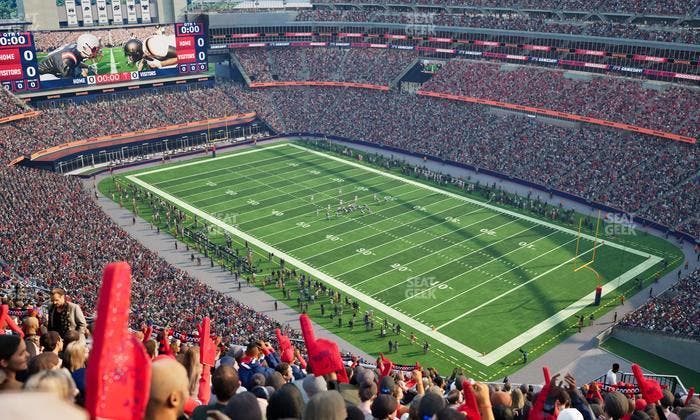 Gillette Stadium - Section 302 Seat View