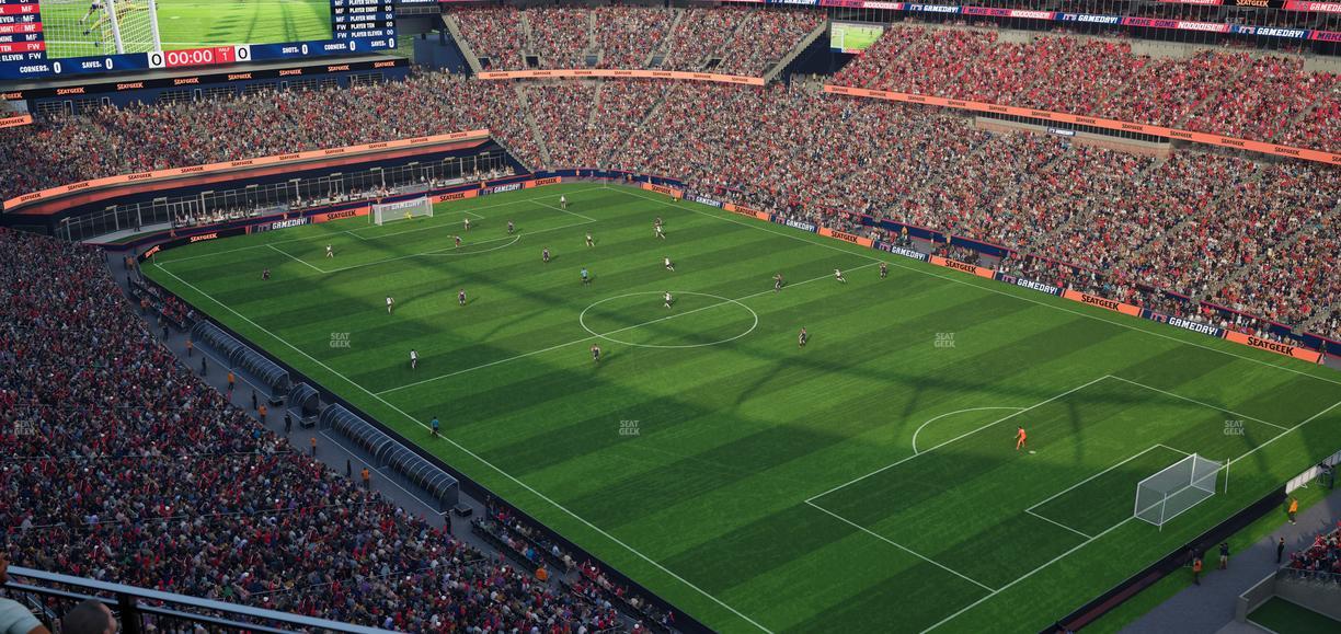 Gillette Stadium - Section 302 Seat View