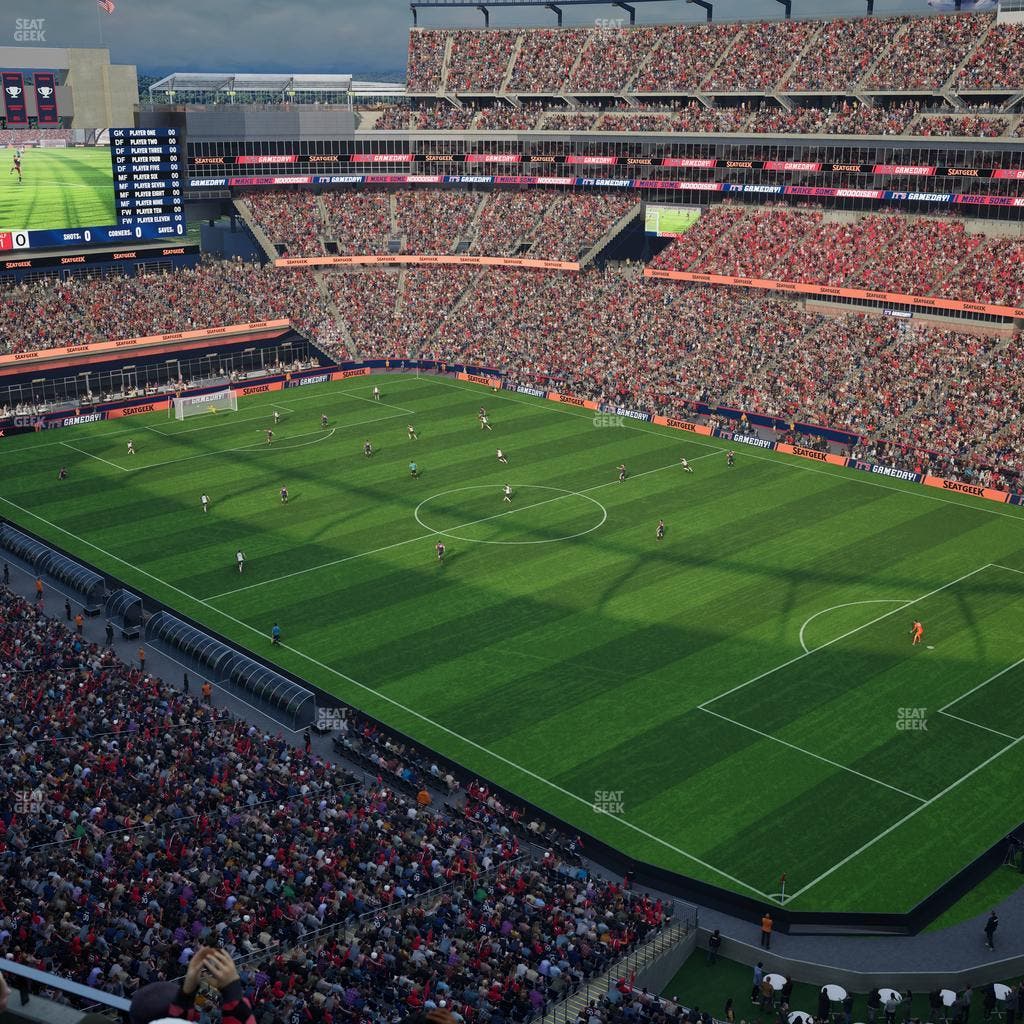 Gillette Stadium - Section 303 Seat View