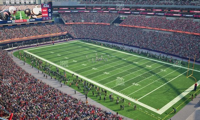 Gillette Stadium - Section 303 Seat View