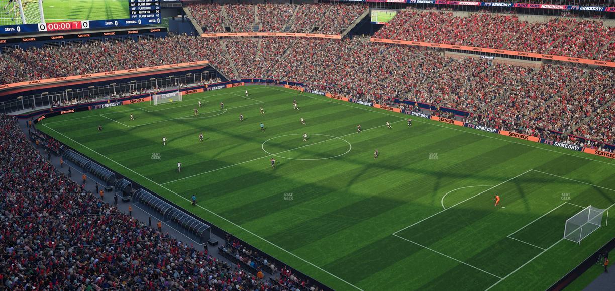 Gillette Stadium - Section 303 Seat View