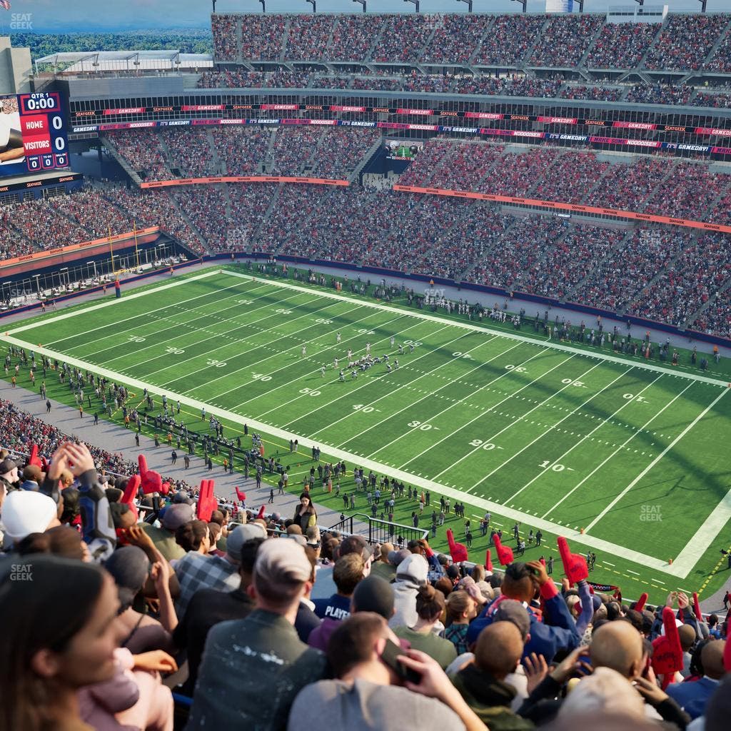 Gillette Stadium - Section 304 Seat View